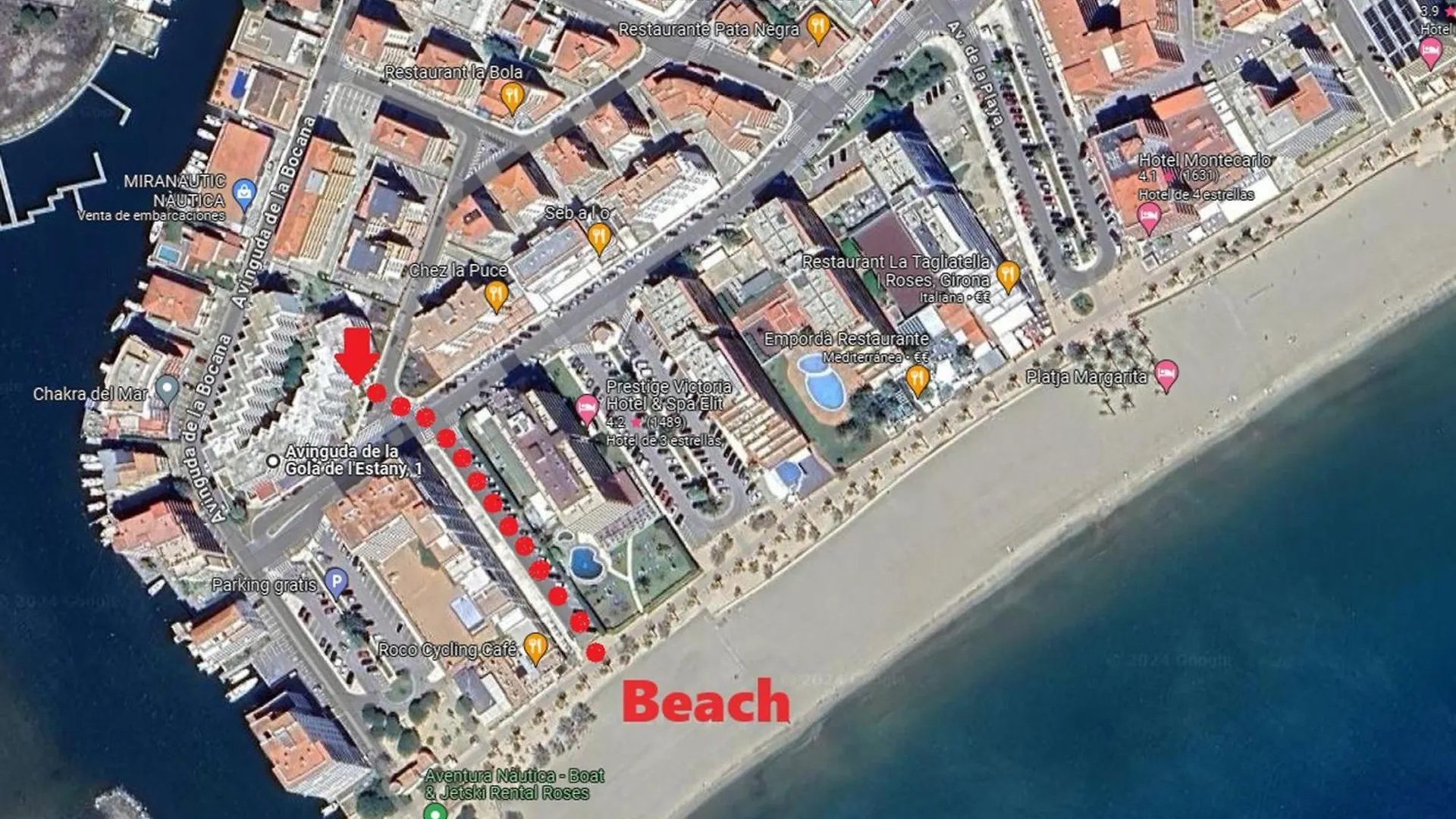 1223 Gran Canal 200 M Playa - Apivend Immo Roses